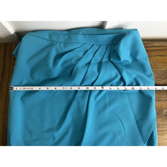 Calvin Klein Women’s Size 6 Sheath Dress Blue Aqua Sleeveless Knee Length - Picture 8 of 9